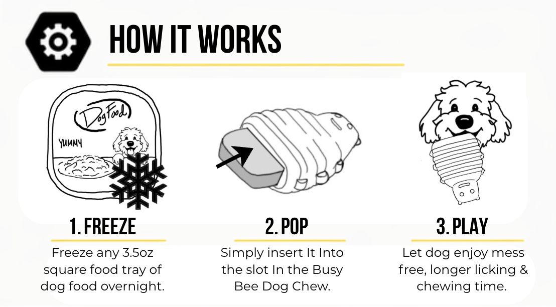 Busy Bee Dog Chew
